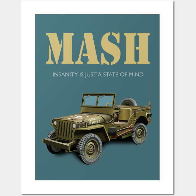 Mash TV Series poster Wall Art by MoviePosterBoy